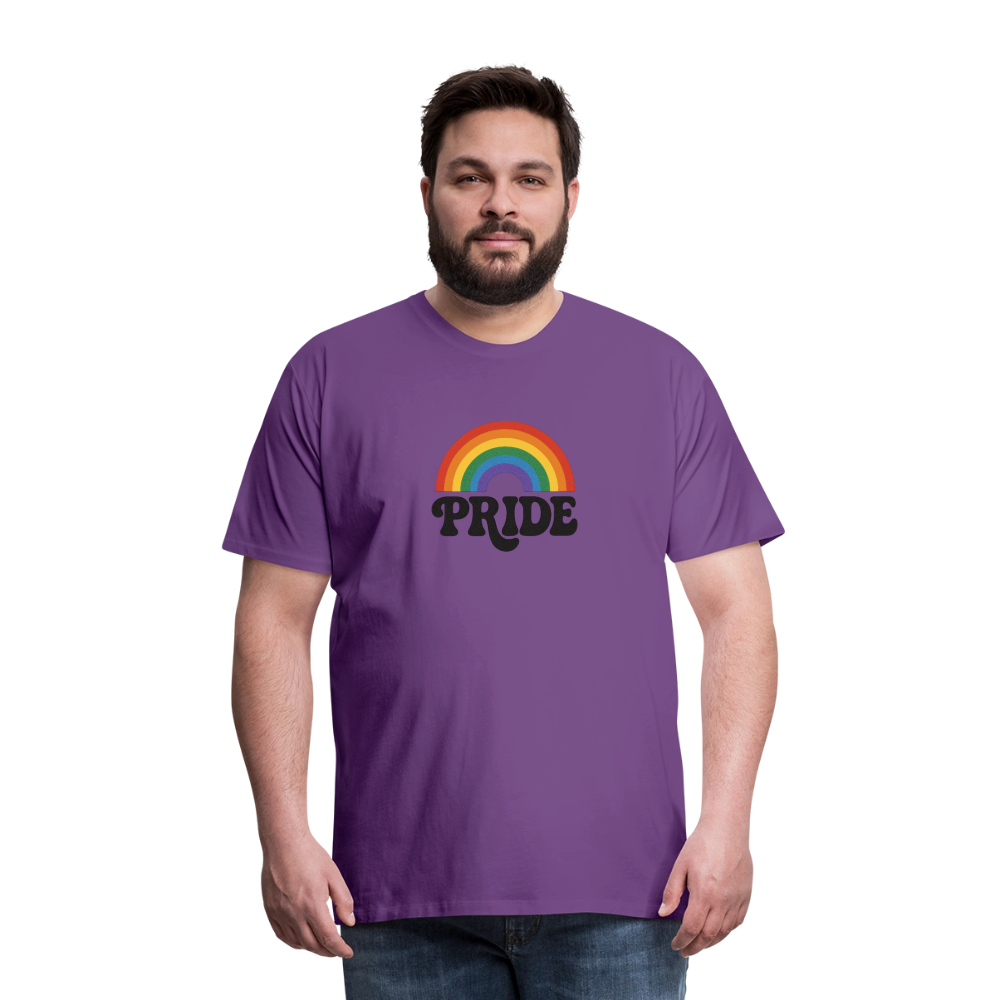 70’s Pride Logo Men's Premium T-Shirt - purple