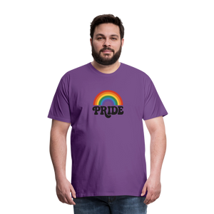 70’s Pride Logo Men's Premium T-Shirt - purple