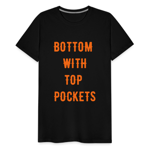 Bottom w/ Top Pockets - Men's Premium T-Shirt - black