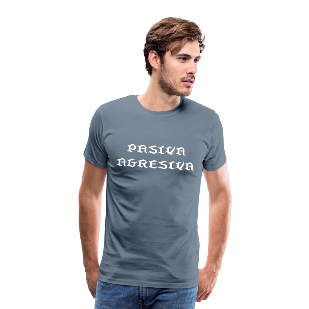 PasAgres - Men's Premium T-Shirt - steel blue