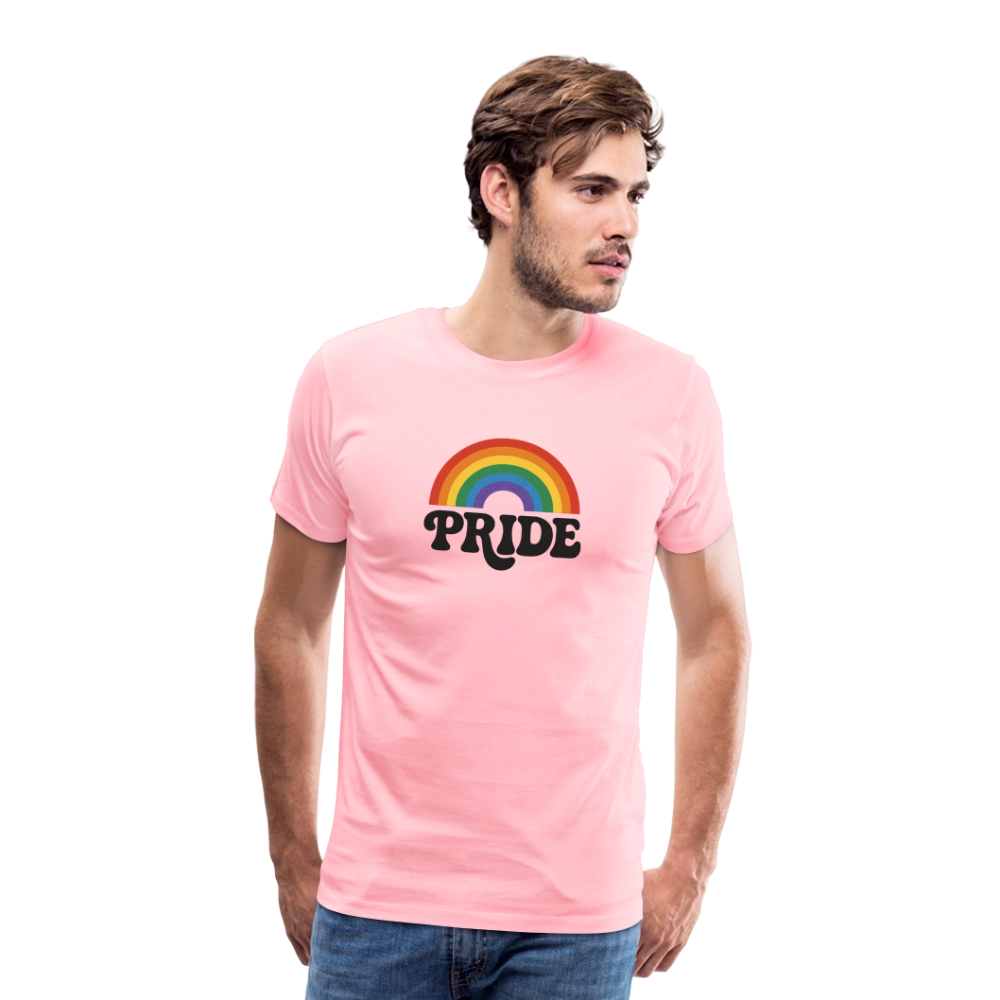 70’s Pride Logo Men's Premium T-Shirt - pink