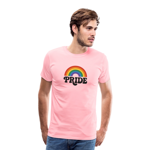 70’s Pride Logo Men's Premium T-Shirt - pink