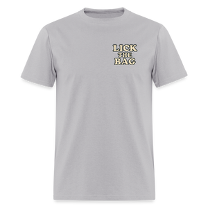 Unisex Lick The Bag T-Shirt (text only) - gravel 