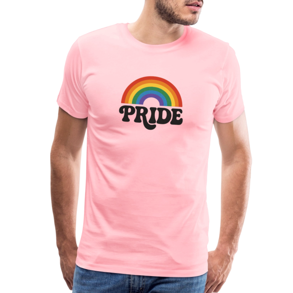 70’s Pride Logo Men's Premium T-Shirt - pink