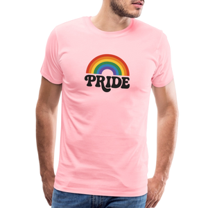 70’s Pride Logo Men's Premium T-Shirt - pink