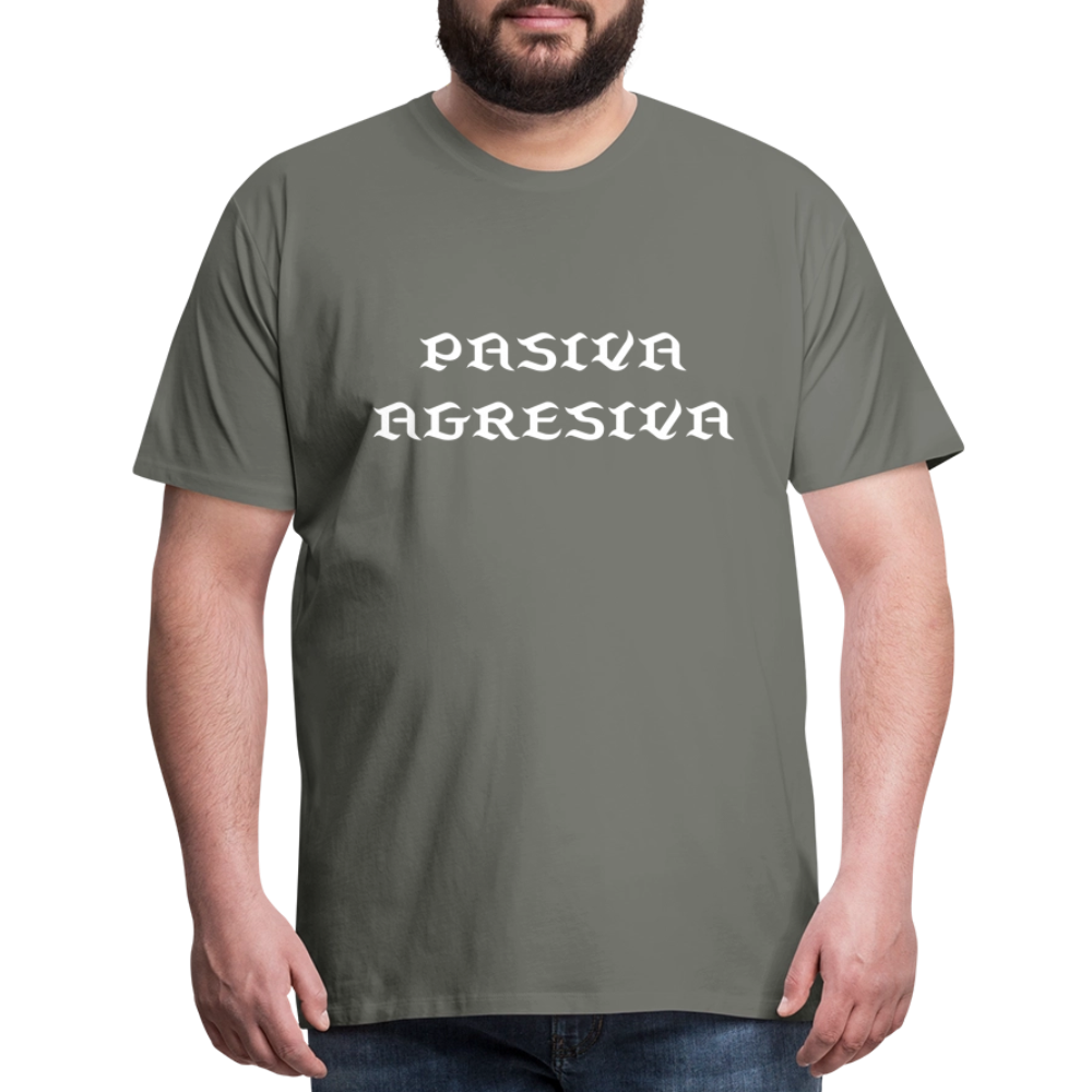 PasAgres - Men's Premium T-Shirt - asphalt gray