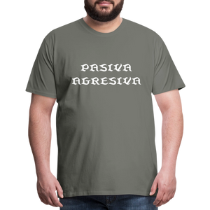 PasAgres - Men's Premium T-Shirt - asphalt gray