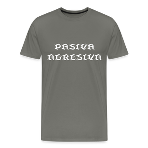 PasAgres - Men's Premium T-Shirt - asphalt gray