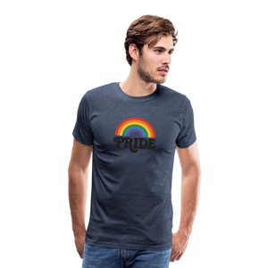 70’s Pride Logo Men's Premium T-Shirt - heather blue