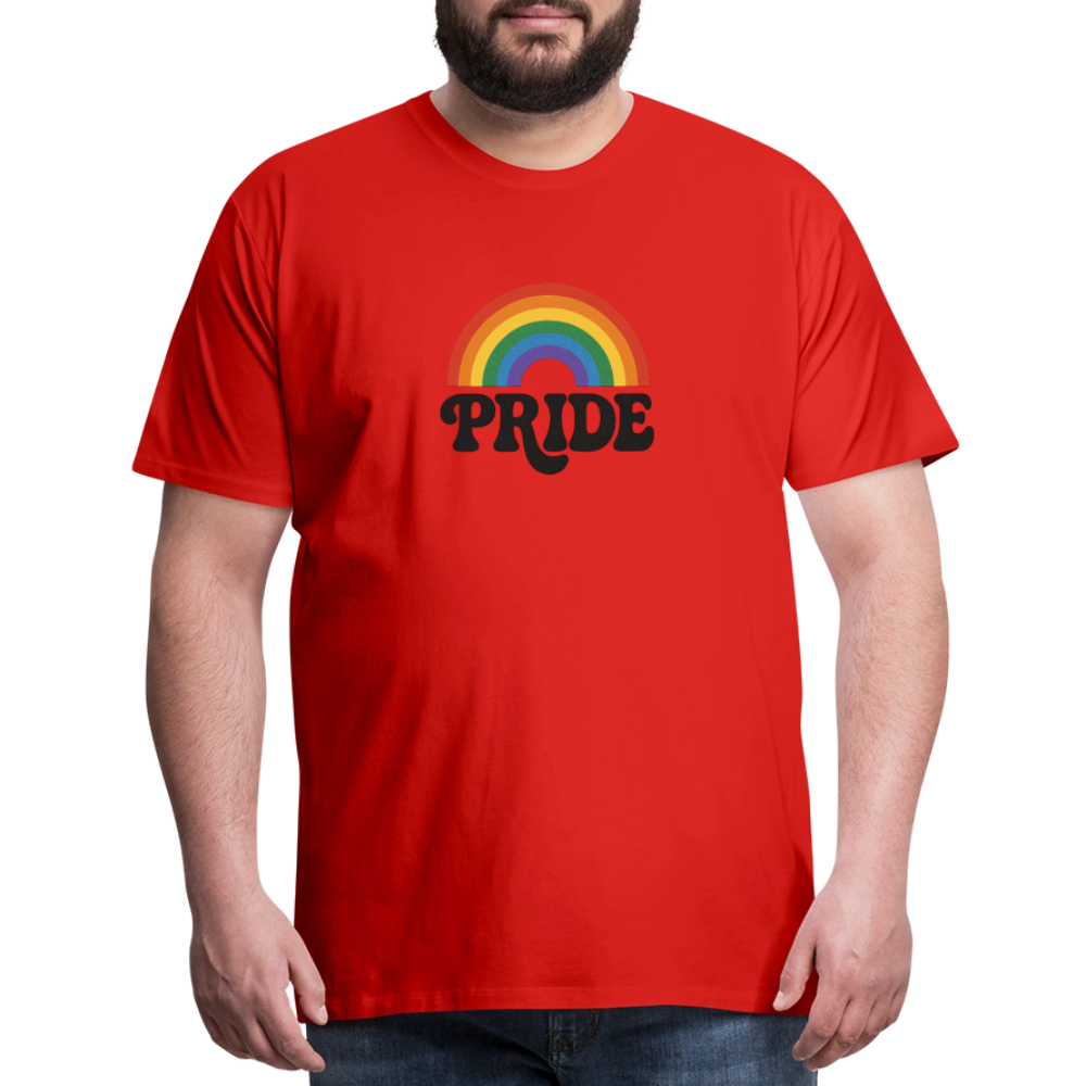 70’s Pride Logo Men's Premium T-Shirt - red