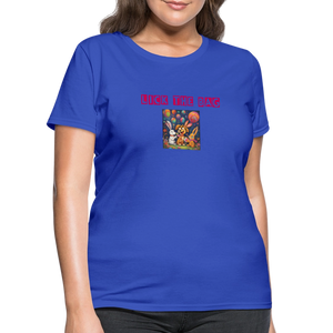 Women’s “Lick The Bag” Bunny Logo Tee - royal blue