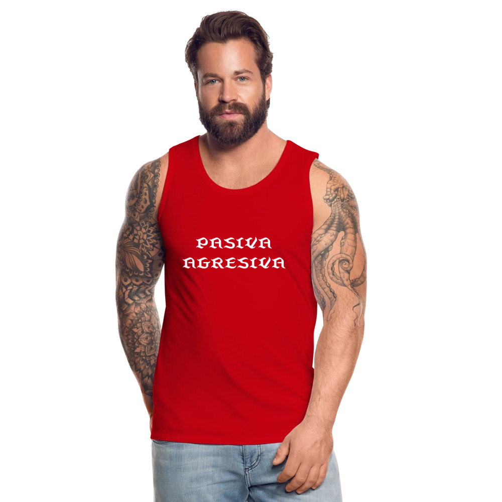 PasAgres - Men’s Premium Tank - red
