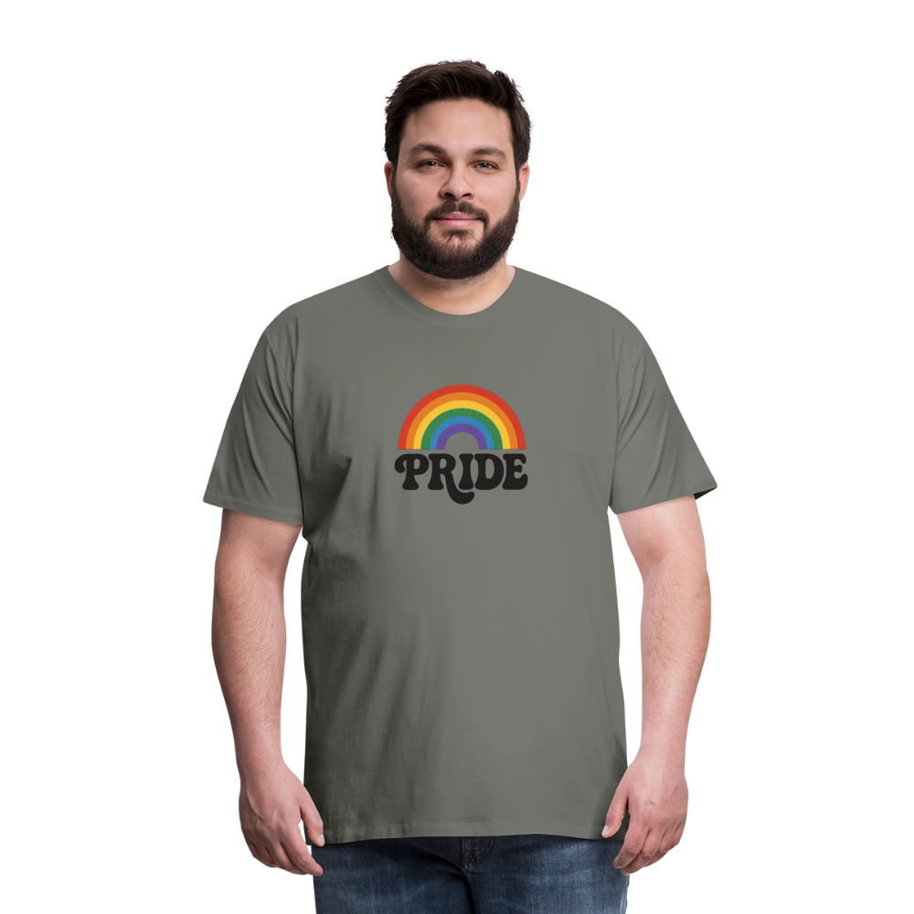 70’s Pride Logo Men's Premium T-Shirt - asphalt gray
