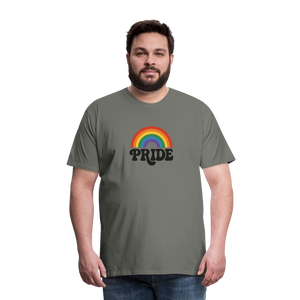 70’s Pride Logo Men's Premium T-Shirt - asphalt gray