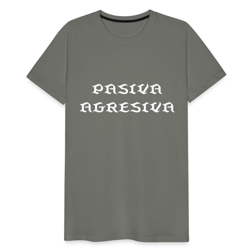 PasAgres - Men's Premium T-Shirt - asphalt gray