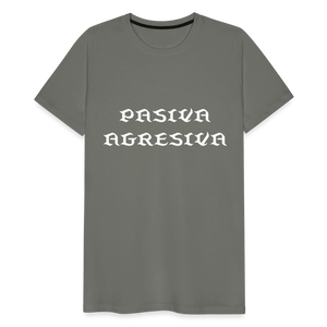 PasAgres - Men's Premium T-Shirt - asphalt gray