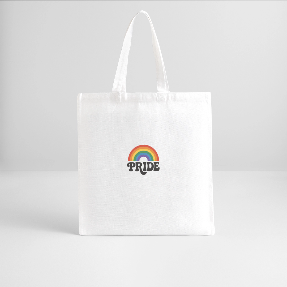 70’s Logo Pride Recycled Tote Bag - white