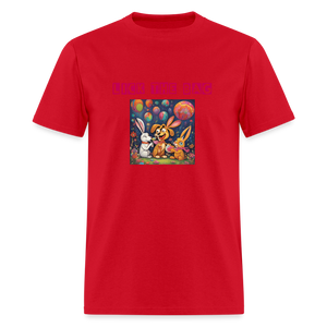 Unisex “Lick The Bag” T-Shirt (Bunny) - red