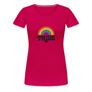 70’s Pride Logo Women’s Premium T-Shirt - dark pink