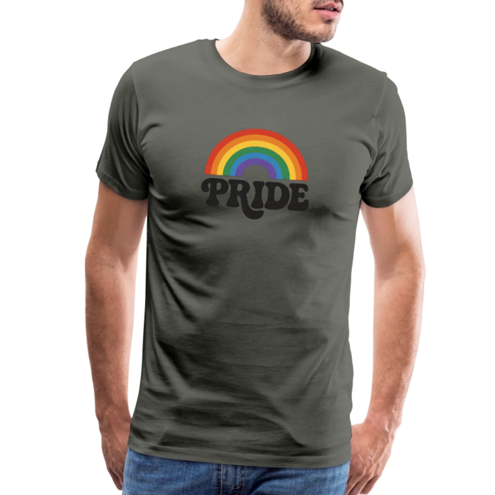 70’s Pride Logo Men's Premium T-Shirt - asphalt gray