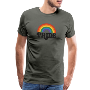 70’s Pride Logo Men's Premium T-Shirt - asphalt gray