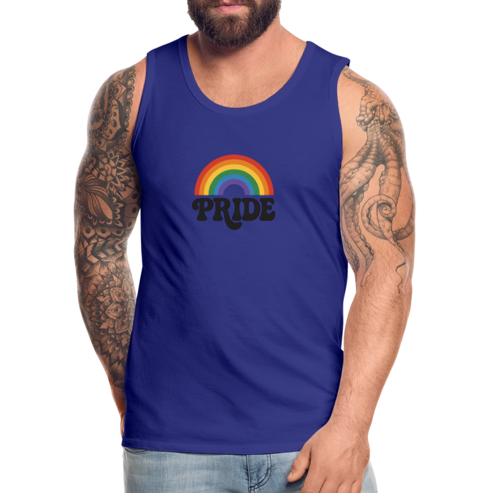 70’s Pride Logo Men’s Premium Tank - royal blue