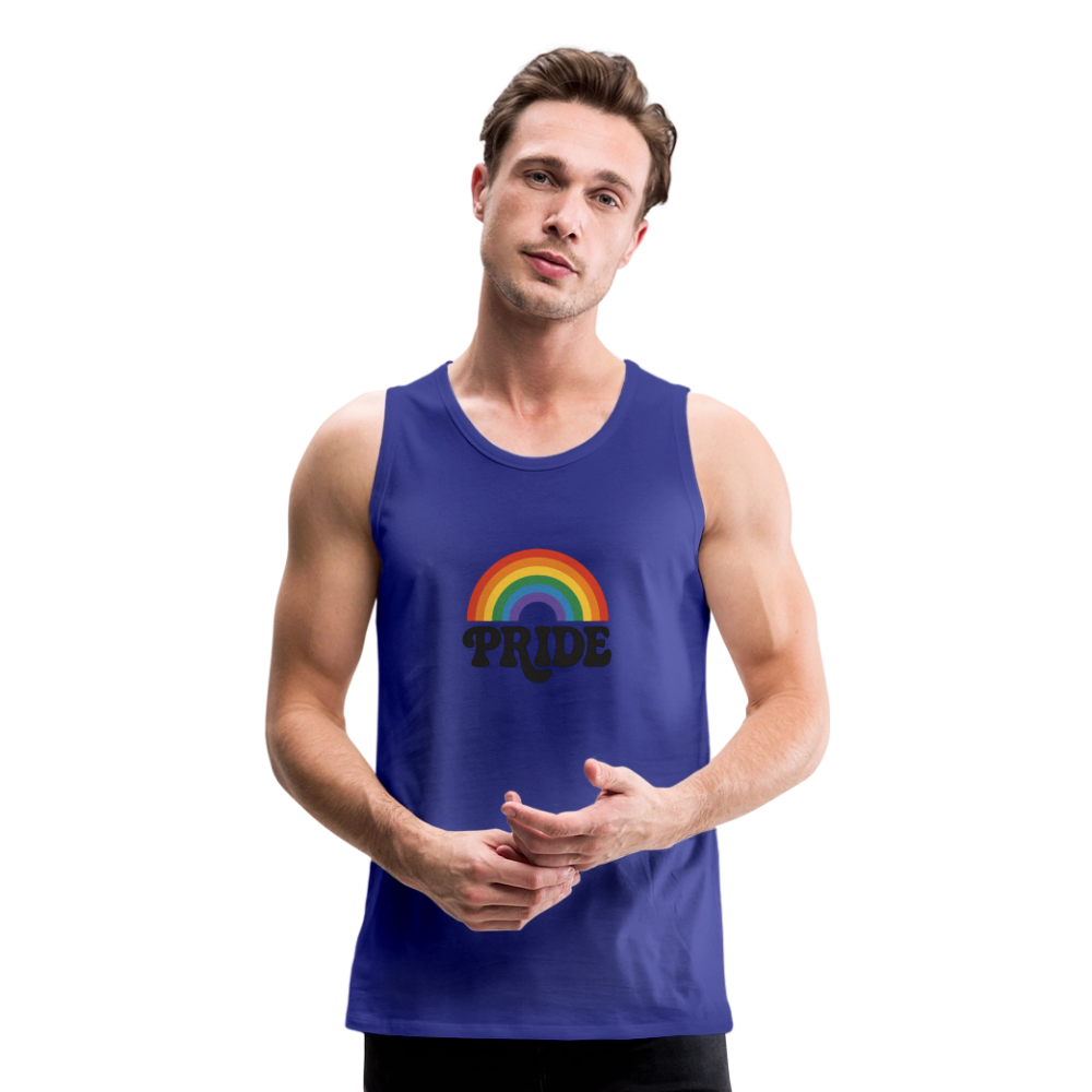 70’s Pride Logo Men’s Premium Tank - royal blue