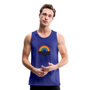 70’s Pride Logo Men’s Premium Tank - royal blue