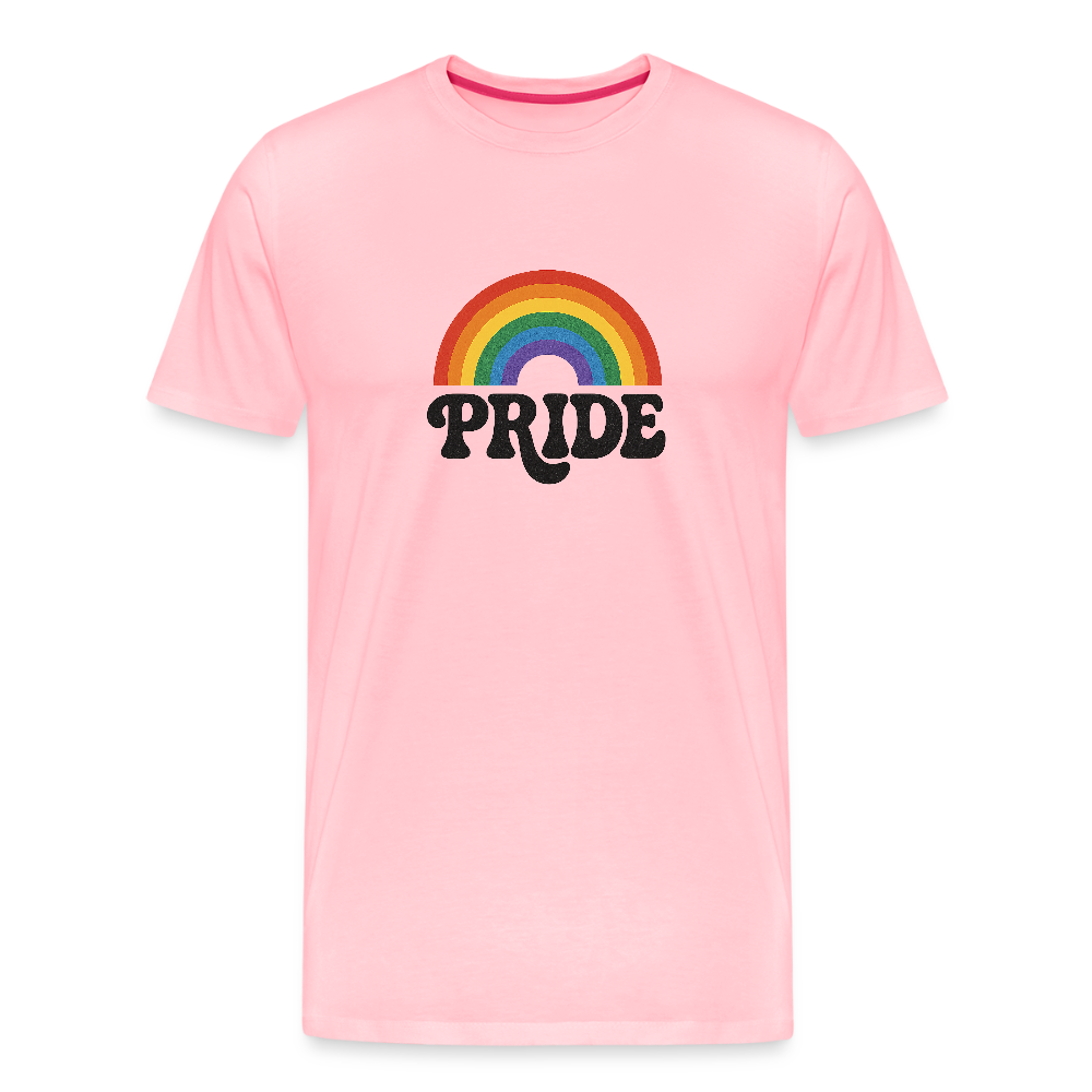 70’s Pride Logo Men's Premium T-Shirt - pink