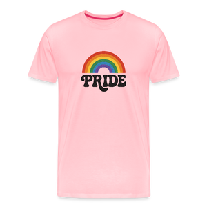 70’s Pride Logo Men's Premium T-Shirt - pink