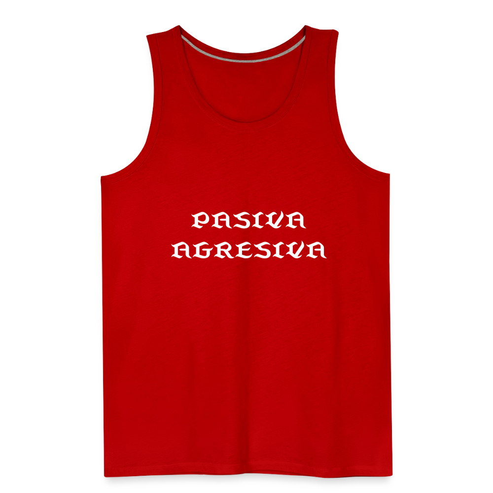 PasAgres - Men’s Premium Tank - red
