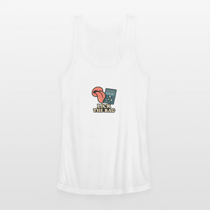 Women’s “Lick The Bag” Performance Racerback Tank - Image - white
