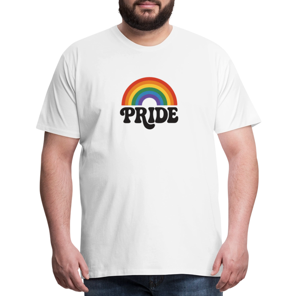 70’s Pride Logo Men's Premium T-Shirt - white