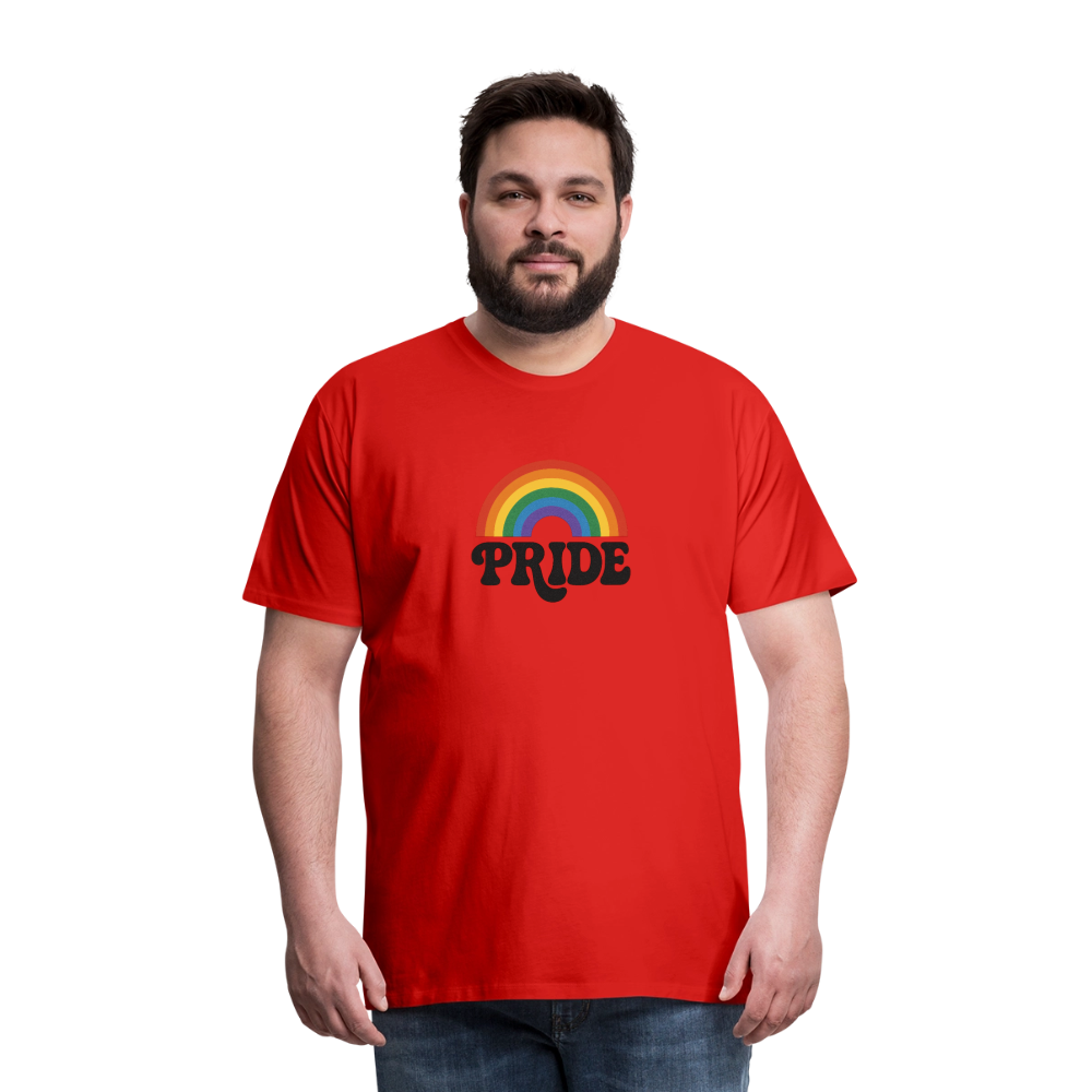 70’s Pride Logo Men's Premium T-Shirt - red