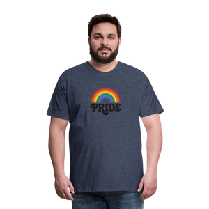 70’s Pride Logo Men's Premium T-Shirt - heather blue