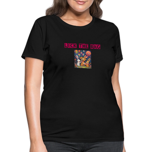 Women’s “Lick The Bag” Bunny Logo Tee - black