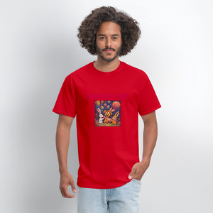 Unisex “Lick The Bag” T-Shirt (Bunny) - red