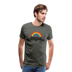 70’s Pride Logo Men's Premium T-Shirt - asphalt gray