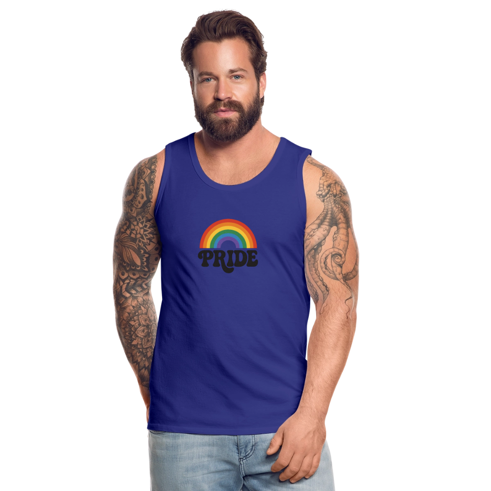 70’s Pride Logo Men’s Premium Tank - royal blue