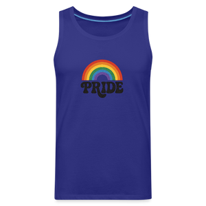 70’s Pride Logo Men’s Premium Tank - royal blue