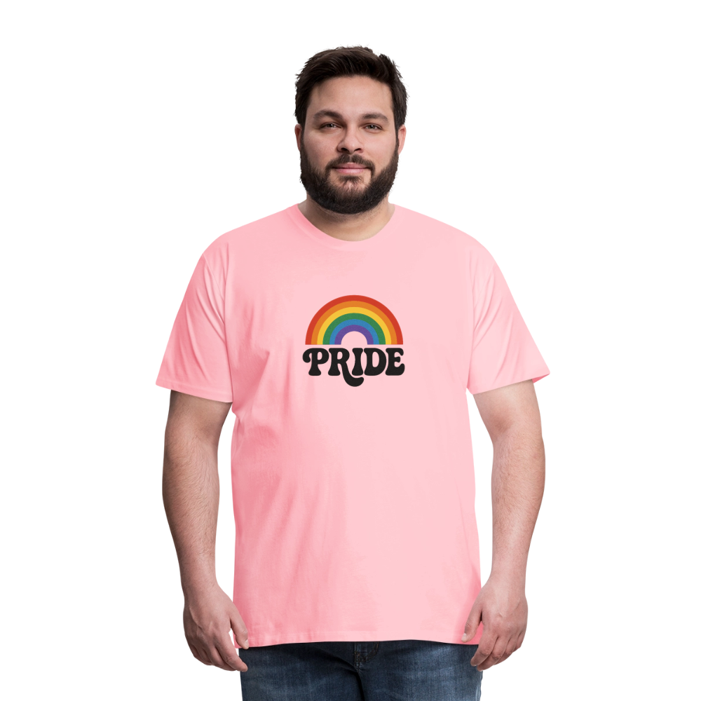 70’s Pride Logo Men's Premium T-Shirt - pink
