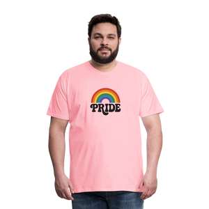 70’s Pride Logo Men's Premium T-Shirt - pink