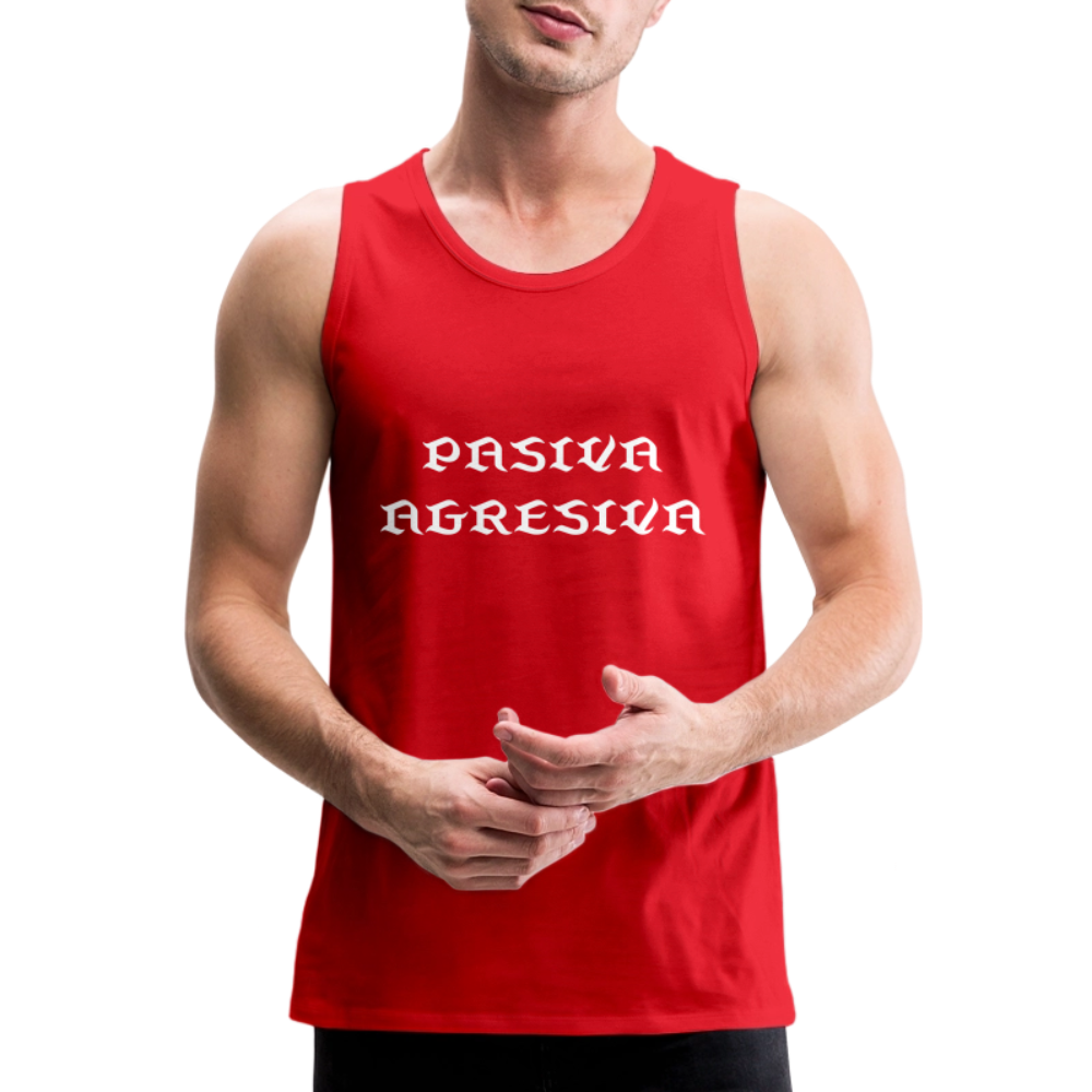 PasAgres - Men’s Premium Tank - red