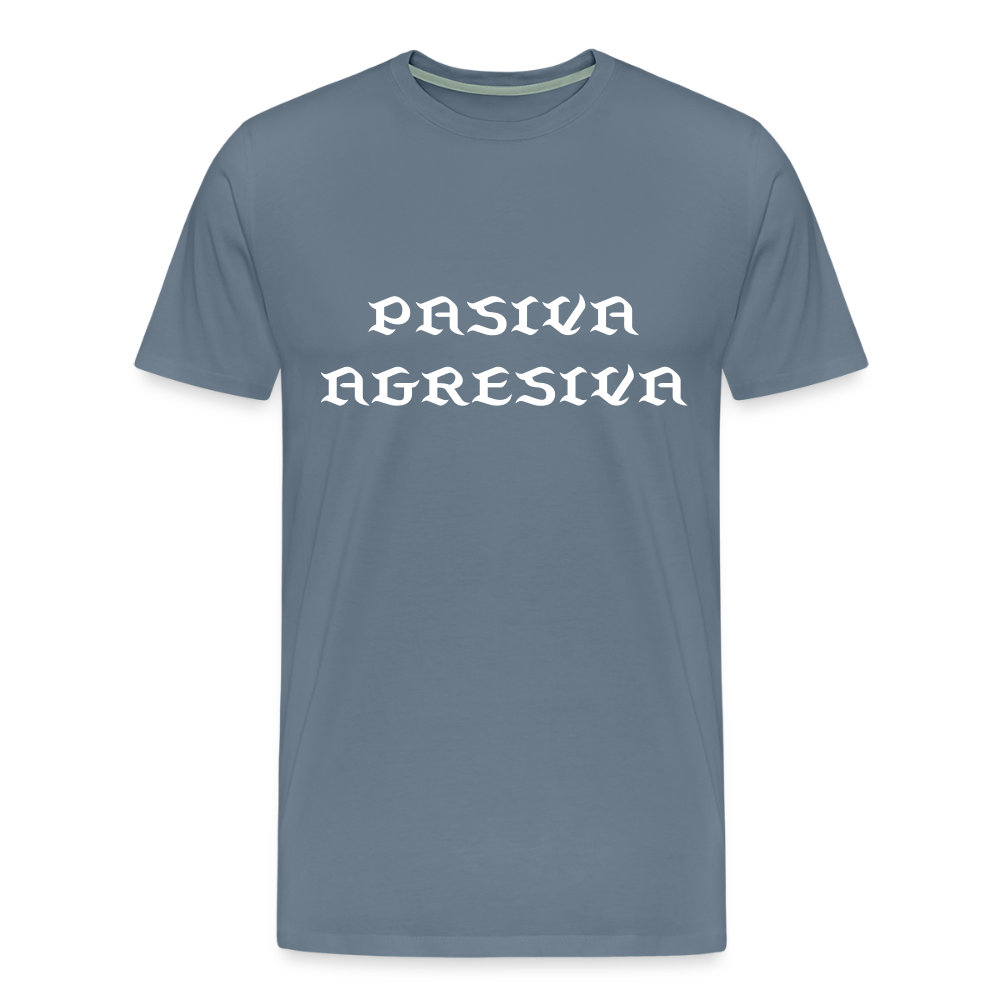PasAgres - Men's Premium T-Shirt - steel blue