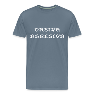 PasAgres - Men's Premium T-Shirt - steel blue