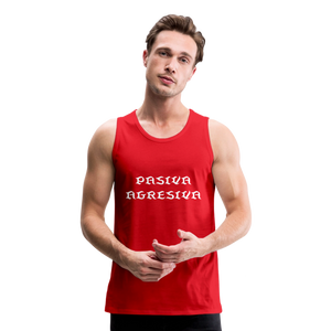PasAgres - Men’s Premium Tank - red