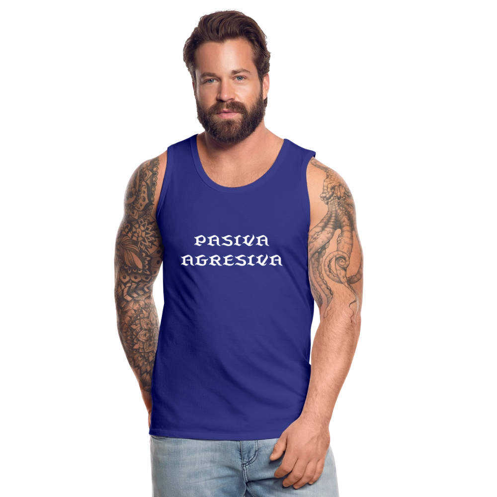 PasAgres - Men’s Premium Tank - royal blue