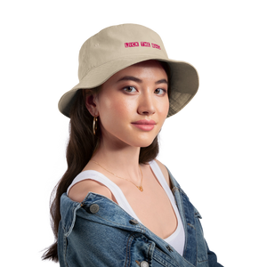 “Lick The Bag” Bucket Hat Bunny - cream