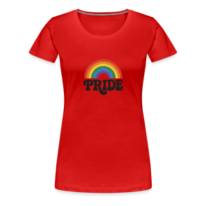 70’s Pride Logo Women’s Premium T-Shirt - red