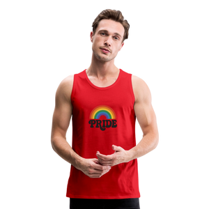 70’s Pride Logo Men’s Premium Tank - red